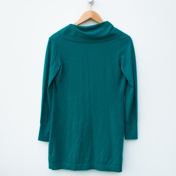 ✨Banana Republic | Long Tie Front Green Sweater - Picture 5 of 5